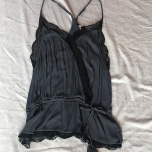 American Eagle navy blue tank top